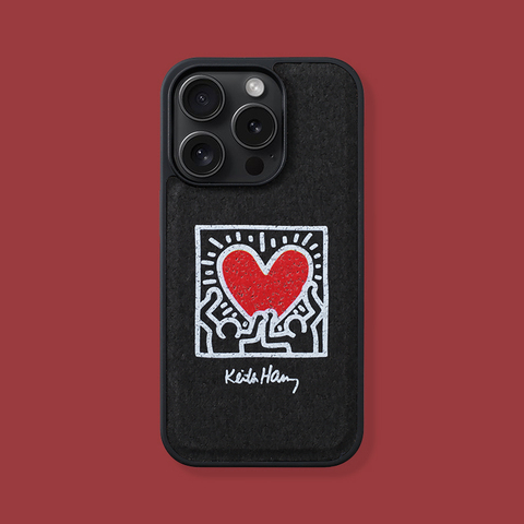 Human Made Hearts Soft Wood Matte Anti Slip Niche MagSafe Pro/Max, 15, 14, 13, 12 iPhone Case