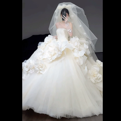 Топ без лямок, модное свадебное платье для принцессы, французский стиль, премиум класс