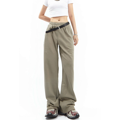 taobao agent Summer thin comfortable sports belt, jeans, drawstring, high waist
