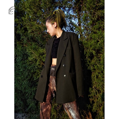 taobao agent Spring classic suit jacket, shoulder pads, 2021 collection, trend of season