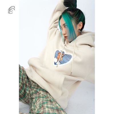 taobao agent Tide, spring hoody, warm jeans, sweatshirt, 2021 collection, trend of season, with little bears