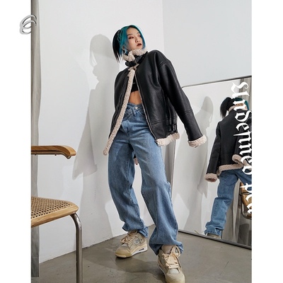 taobao agent Demi-season velvet fleece jacket, train model, 2020