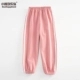 Розовые бархатные штаны