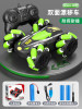 Big double-sided four-wheel drive car, neon lightweight handle, remote control