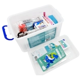 海氏海诺 Медицинская первая -платная коробка Home Home Home Большая медицинская коробочка для аварийной сумки Полный комплект автомобильной пластиковой лекарственной коробка