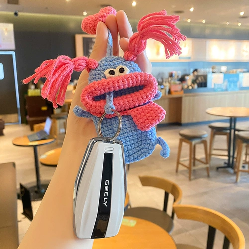 Mercedes Benz, милый брелок ручной работы, трикотажный ремешок для ключей для автомобиля, защита транспорта, популярно в интернете