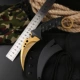 Phiên bản nâng cấp của chiến tranh ngoài trời sói paw cắt tự vệ cầm tay lực lượng đặc biệt đã nghỉ hưu dao cao cứng đại bàng vuốt lưỡi kiếm - Công cụ Knift / công cụ đa mục đích