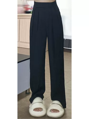 Наклейка, костюм, штаны для отдыха, 2022, подходит для подростков, высокая талия, оверсайз, свободный прямой крой