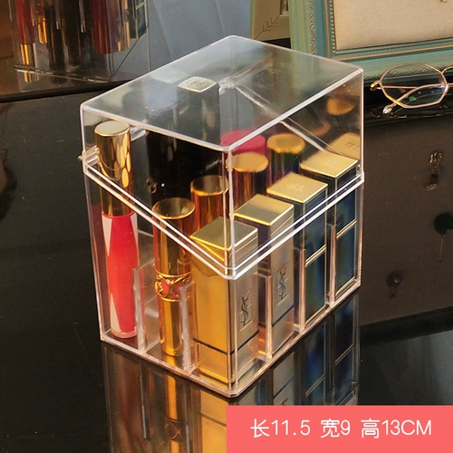 Помада, коробка для хранения, настольный блеск для губ, прозрачная косметическая система хранения, популярно в интернете