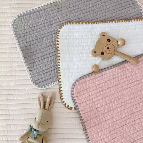 Хлопковая детская дышащая подушка для новорожденных для младенца, увеличенная толщина