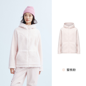 魔力薇薇羊羔绒开衫外套女春秋冬新款保暖摇粒绒卫衣户外爬山内胆