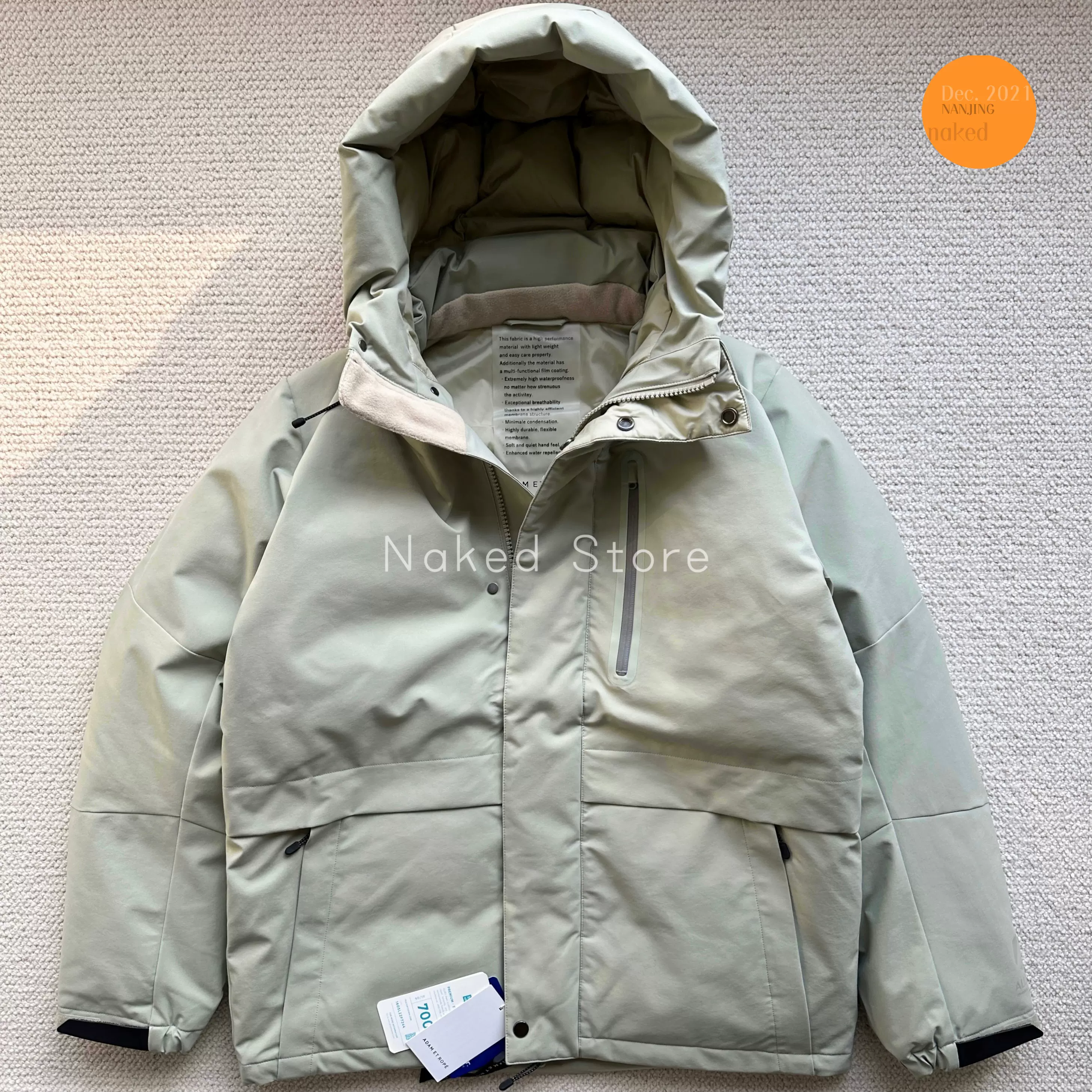 現貨REMI RELIEF OUTDOOR DOWN BLOUSON防水輕量連帽羽絨外套夾克-Taobao