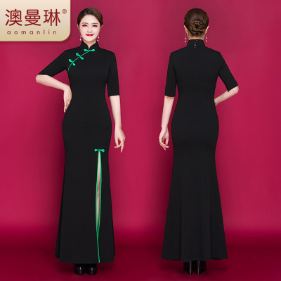 taobao agent Summer fashionable fitted elite dress, elegant cheongsam