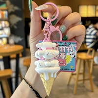 Кремовая розовая дженга для мороженого