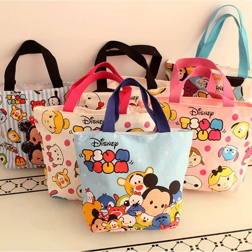 Милый ланч-бокс подходит для мужчин и женщин с молнией, небольшая сумка для матери и ребенка