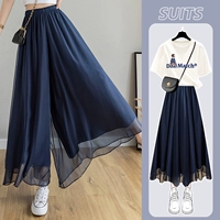 1013 Тибетская зеленая юбка+белый мальчик [два -части] [платье -платье -платье/молоко носит летнюю юбку/нежное платье]