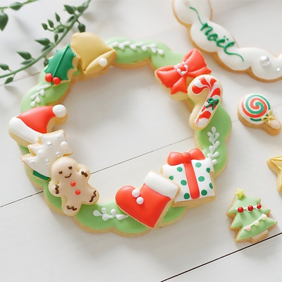 taobao agent Christmas compact decorations, mold, fondant, brand cartoon tools set, handmade