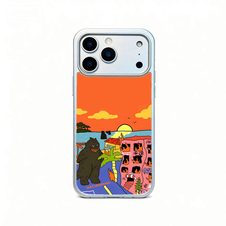 White Cat Poodle Malachite iPhone Cute iPhone Case for iPhone 13 - 17 - view 22