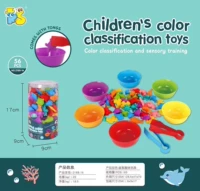 Детский радужный динозавр для обучения математике, познавательная игрушка Монтессори, учебные пособия, комплект, с медвежатами, раннее развитие