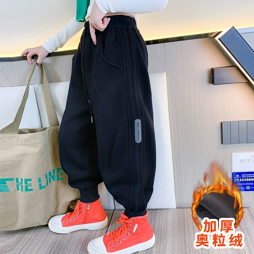 Утепленные штаны, бархатный детский модный пуховик, коллекция 2022, популярно в интернете