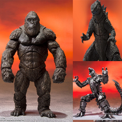 taobao agent Godzilla War King Kong hand -held new SHM animation model box Anime mechanical king king of toys 2021 2021