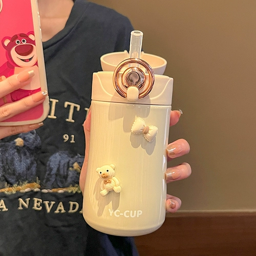 Трубочка, мужской высококачественный портативный маленький стакан из нержавеющей стали со стаканом, простой и элегантный дизайн