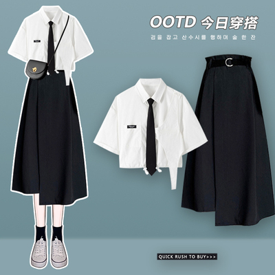 taobao agent Dress, black long skirt, advanced summer clothing, set, western style, 2022 collection, fitted, maxi length, high-quality style