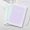 A4 • градиентный фиолетовый + зеленый • 2 - горизонтальный ☞ 120 листов (240 страниц)