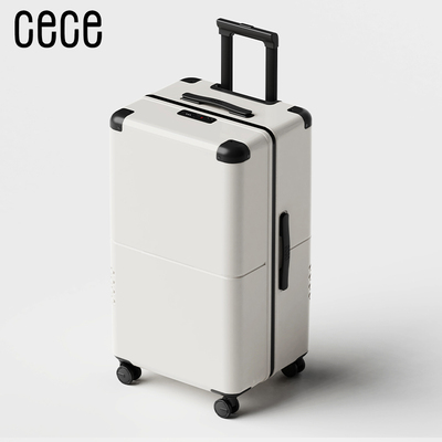 CECE超大容量耐磨加厚结实行李箱女皮箱YKK拉链旅行箱男拉杆箱28
