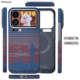 Pinkson Ink Weave Blue Teal Carbon Fiber Limited Hard Phone Case for Xiaomi 17