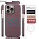 Pinkson Phone Cases Covers Business Lightweight Matte Magnetic iPhone 15, iPhone 15 Plus, iPhone 15 Pro, iPhone 15 Pro Max Carbon Fiber