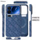 Pinkson Ink Weave Blue Teal Carbon Fiber Limited Hard Phone Case for Xiaomi 17