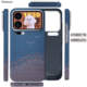 Pinkson Ink Weave Blue Teal Carbon Fiber Limited Hard Phone Case for Xiaomi 17