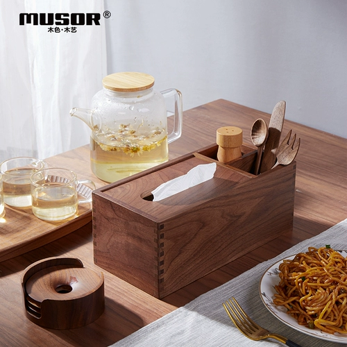 Деревянные салфетки из натурального дерева, универсальный пульт, система хранения