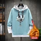 Xiuxian Lake Blue Sweater B (плюс бархат)