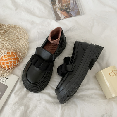 taobao agent Japanese footwear platform, universal loafers English style, 2022 collection, autumn, trend of season