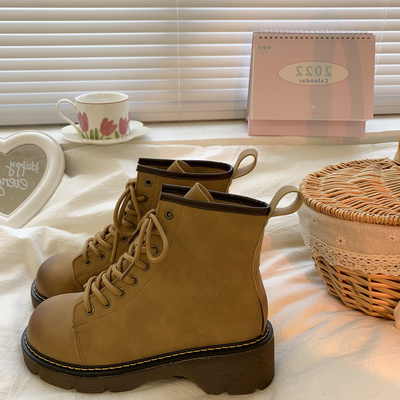 taobao agent Martens, universal low boots English style, 2022 collection, British style