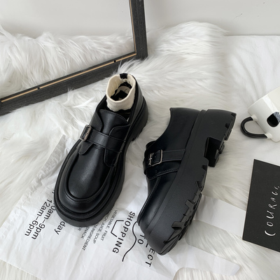 taobao agent High universal demi-season Japanese footwear platform English style, British style, 2022, trend of season