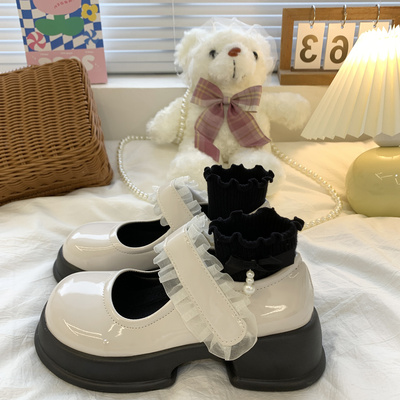 taobao agent White summer footwear, Japanese suitable with a skirt platform, 2022 collection
