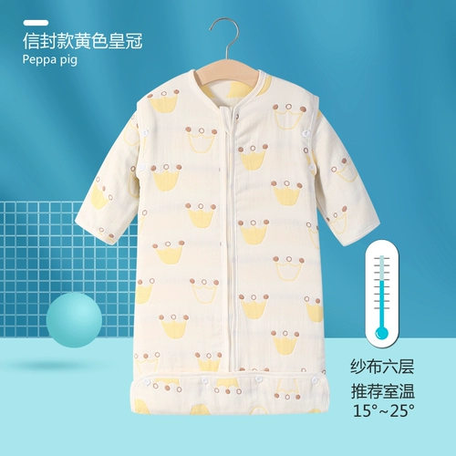 Марлевый летний тонкий хлопковый универсальный спальный мешок для новорожденных на четыре сезона