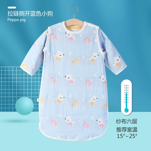 Марлевый летний тонкий хлопковый универсальный спальный мешок для новорожденных на четыре сезона