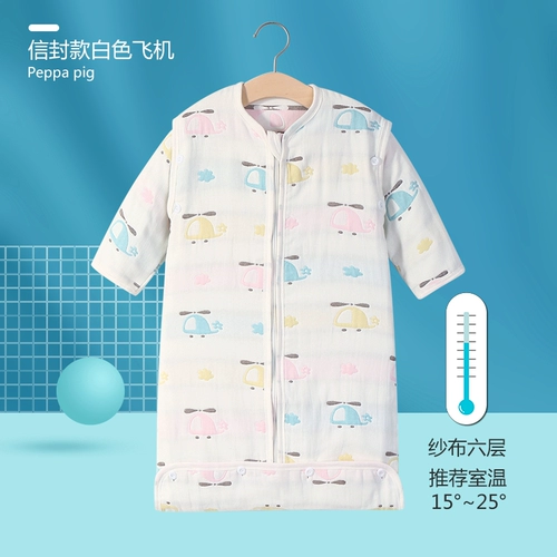 Марлевый летний тонкий хлопковый универсальный спальный мешок для новорожденных на четыре сезона