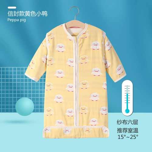 Марлевый летний тонкий хлопковый универсальный спальный мешок для новорожденных на четыре сезона