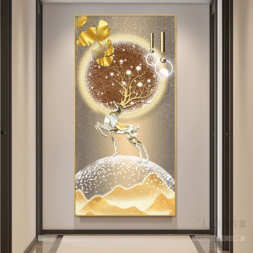 Коридор крыльца алмаз вышитый алмазный поперечный конец 5D Diamond Paintor