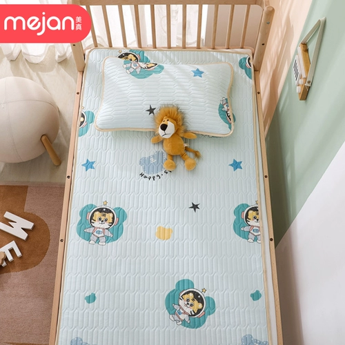 Охлаждающий шелковый коврик, дышащая детская летняя кроватка для детского сада