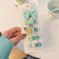 Мятный комплект с бантиком, 5 шт