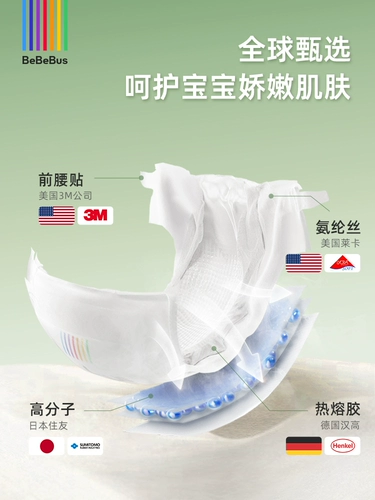 【4 штуки】 Bebebus Gold-Label Crieck Package S/M/L Дыхание подгузники/ограниченная покупка 1 упаковка