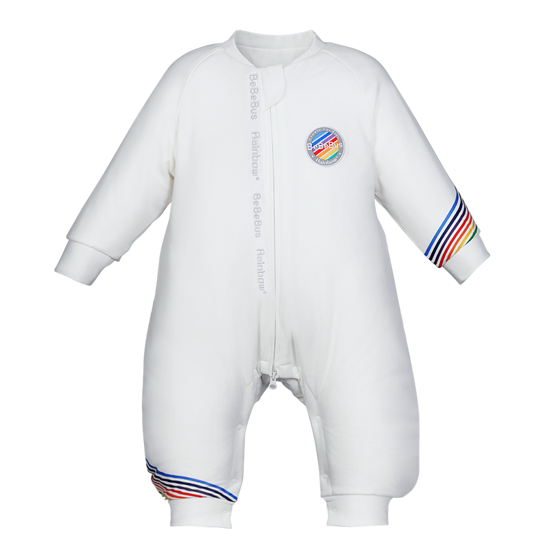 BeBeBus婴儿睡袋春秋冬儿童恒温分腿连体睡衣宝宝四季通用防踢被