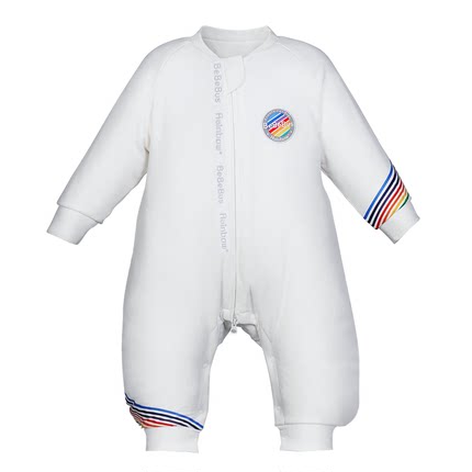 BeBeBus婴儿睡袋春秋冬儿童恒温分腿连体睡衣宝宝四季通用防踢被