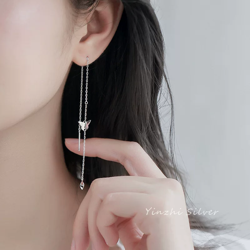 Свежие серьги с кисточками, серебро 925 пробы, 2020 год